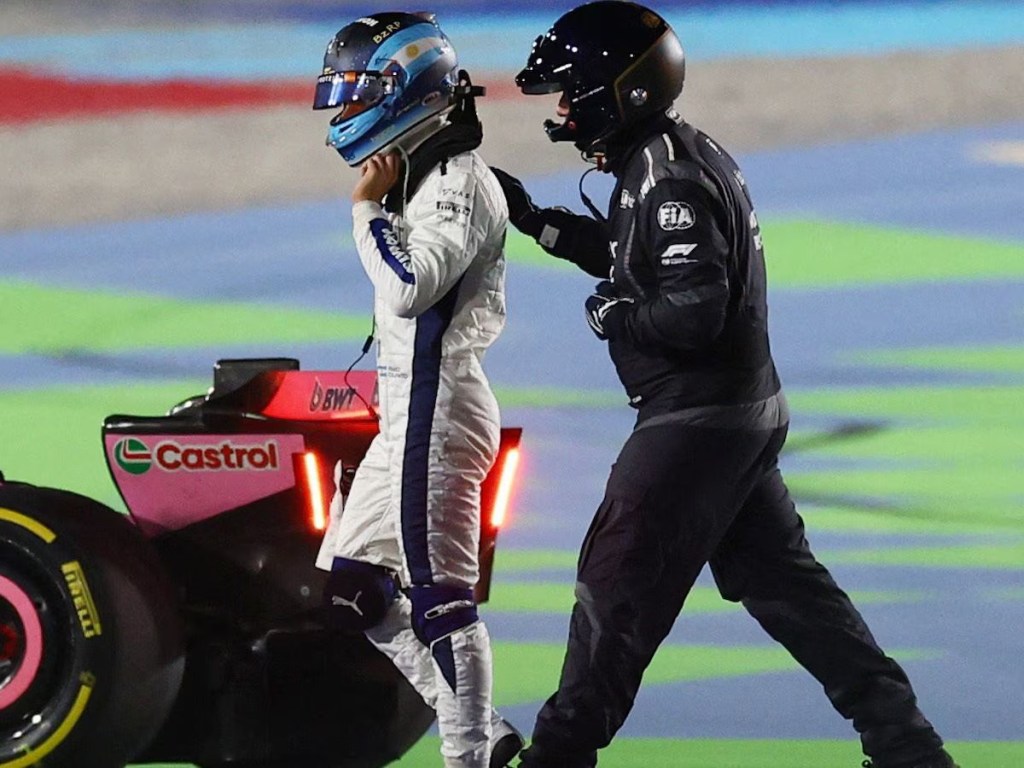 «Me llevaron puesto, mucha mala suerte»: Colapinto sobre el GP de&nbsp;Qatar