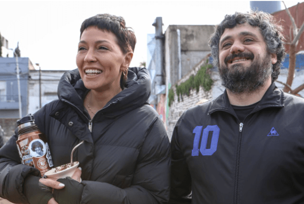 Cristina envió un audio a Cañuelas, durante la visita de Mayra Mendoza y Facundo&nbsp;Tignanelli